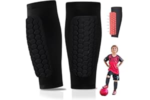BYHSOEP 1 Paire Protège Tibia Foot Enfant, Protege Tibia Enfant, Ski Shin Guards, Antichoc Shin Defender Guards, Shin Pads Cover, pour garçons et Filles, soutien rembourré en mousse