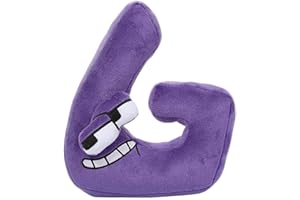 HODOFICE Alphabet Lore Peluche Lettere Alfabeto Plush All 2023 Bambole Dell'alfabeto Plushies Soft Toy Bambini Compleanno Giocattolo Regali Pupazzo per Ragazzi Ragazze Cute Figure Pupazzi Giocattoli Regalo (G)