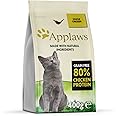 Applaws Natural and Complete Dry Cat Food for Senior Cats, Grain Free, Chicken, 400 g