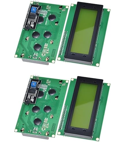 Whadda Module LCD I²C 20x4 pour Arduino, rétroéclairage bleu, caractères blancs, alimentation 5 VDC Whadda Module LCD I²C 20x4 pour Arduino, rétroéclairage bleu, caractères blancs, alimentation 5 VDC