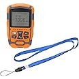 Optical Fiber Power Meter, 850-1700nm Portable Optical Power Meter with ‑70-10dbm Measuring Range & LED Light, Professional Fiber Optic Cable Tester for Communication (Orange)