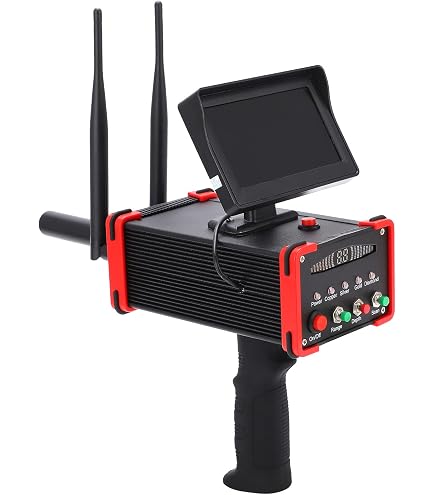 Détecteur De Métaux Portable LCD - Portée 990 M, Profondeur 16 M - Rechargeable, étanche IP67 - Pour Chasse Au Trésor, Archéologie, Sécurité