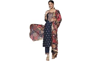 Parvdi Kurta-Set für Damen mit Dupatta, indischer Stil, Kurti Palazzo Hose, Set für Damen, Partykleidung
