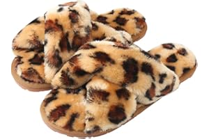 Hitopteu Pantofole Donna Peluche Casa Scarpe Bambini Invernali Slippers Ciabatte Aperta Pantofole Pelose Fluffy Infradito