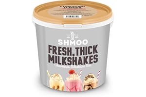Shmoo Cappuccino Flavour Milkshake, Fresh Thick Ice Cream Textured Coffee Milkshake Powder Base 1.25kg (138 Regular Servings Per Tub)