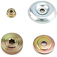 QWORK® Metal Gearbox Blade Nut Fixing Kit for Strimmer Brushcutter (4pcs Set)