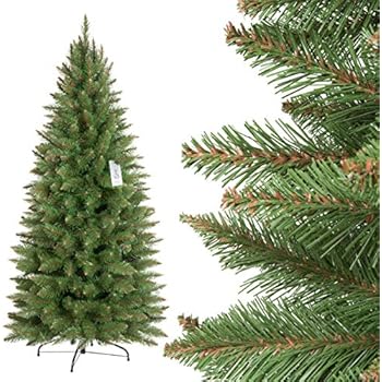 AmeliaHome - Sapin De Noël Artificiel Neige 280 Cm - PVC Vert, Base Plastique, 1232 Pointes - Déco Noël