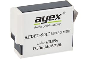 ayex akumulator litowo-jonowy AHDBT-901C do GoPro Hero 9 10 & 11