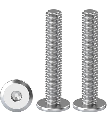 Lot De 30 Inserts Filetés M5x10mm Pour Meubles En Bois - Tête Hexagonale Bronze, Marque Uxcell, Neuf