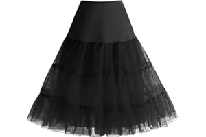 Homrain Spódnica w stylu vintage, 1950, halka, w stylu retro, spódniczka krynoline, do rockabilly, odświętna spódnica damska