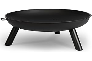 Berdsen miska paleniskowa 80 cm kosz ogrodowy stal nierdzewna malowana proszkowo na czarno