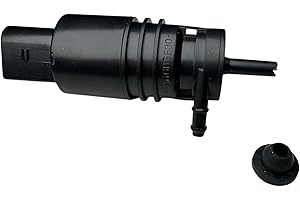 Espectronix Bomba de agua de lavado parabrisas 23113 negro - lavado de parabrisas - compatible con BMW E36, E46, E53, E83, E85, 318i, 320i, 323i, m3, X5, Z3.