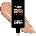 MARS BB Cream Lightweight Foundation | Blendable BB Cream for Women | Colour Correction for All Skin Types (30 ml) (05-BISCUIT)
