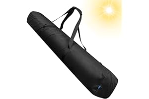 Bavokon Sac Plage - Pochette Rangement Pliable pour Parasol - Sac Rangement pour Plage 57 Pouces, Sac Transport étanche, étui pour Parapluie, Housse Parasol