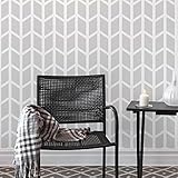 Chevron Breit dekorative Wandschablone - Schablonen für wände - Maler Schablonen