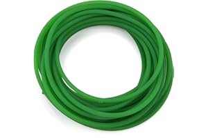 ‎HYUDUO Hochleistungs-Urethan-Rundriemen Polyurethan-Rundriemen Grüne raue Oberfläche für die Antriebsübertragung(5mm * 10m)