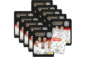 ‎COLLECT-IT.DE MY HOME OF CARDS + TOYS Bundle mit DFB 2025-125 Jahre Fußballgeschichte - Sammelsticker - 10 Tüten + Exklusive Collect-it Hüllen