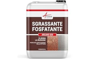 SGRASSANTE FOSFATANTE - Decapante | Sgrassante fosfatante per Acciaio Zincato e Alluminio - 5 L - ARCANE INDUSTRIES