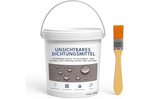 GESCHENKEHÖHLE Wasserfestes Dichtmittel 300g - Unsichtbare, Hochtemperaturbeständige Abdichtung - Schnelltrocknend, Übermalbar, für alle Oberflächen geeignet - Ideal für Bad, Küche, Garten, Outdoor & Mehr (300g)