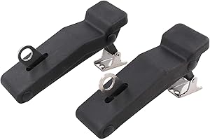 XtremeAmazing 2Pcs Front Storage Rack Latch 2877447 Compatible with Polaris Sportsman 500 550 800 850 1000 Boat Compartment Cargo Box Rubber