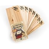 Axtschlag Grillbretter Zeder, 8er BBQ Party Pack Wood Planks zum schonenden Garen mit aromatischer Rauchnote und Servieren, f