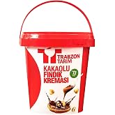 Trabzon Tarım Kakaolu Fındık Kreması,%13 Fındık,%5 Kakao, Glutensiz, 700g