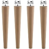 4PCS Wooden Furniture Legs 50cm Coffee Table with Apparatus Nigon Middle Table Puff Stool TV Unit Feet M8 Bolted