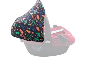 JYOKO KIDS Verdeck kompatibel mit Maxi Cosi Bebe Confort Pebble (Happy Dino)