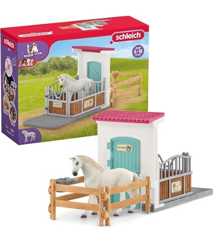 Réveil Enfant Eurotime Motif Cheval - Mouvement Silencieux - Alarme Avec Répétition Et Lumière - Alimentation 1xAA