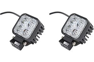 Greenmigo 2 fari LED da 12 W, per fuoristrada, 12 V, 24 V, per trattore, escavatore, SUV, impermeabili, IP67