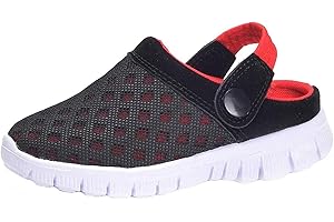 SISTTKE Zuecos Unisex Infantil Niños Niñas Clogs Verano Respirable Antideslizante Sandalia Piscina Jardín Zapatos 25-39
