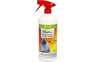 PAPILLON Repelente Palomas y Pajaros (750 ml.) Repelente / Ahuyentador aves, repelente pajaros, ahuyentador aves ventanas, tejados, etc.