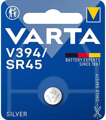 Batteria Orologio Renata 394/SR936SW - 1.55V, Senza Mercurio, Qualit&agrave; Svizzera