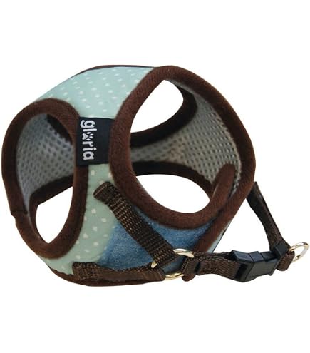 GLORIA Hundegeschirr Mit Punkte-Design – Atmungsaktiv, Verstellbar, Für Hunde & Katzen, Größe RO, 150 G