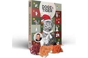 ‎DOGS' N TIGER Dogs'n Tiger - Guido Maria Kretschmer Katzen Adventskalender 2025, Adventskalender für Katzen – Natürliche & hochwertige Snacks aus 85% Fleisch hinter jedem Türchen, ohne Zucker & Getreide