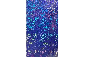 HERLIKOFER Wachsverzierfolien kristall Anzahl 1 Stück, Größe 225 x 90 mm, Farbe Blau