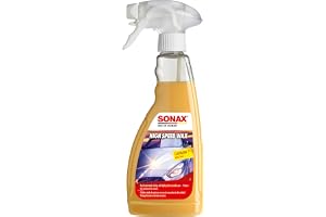 SONAX SN 1837570 HighSpeedWax (500 ml) blitzschnelle, hochwirksame Reinigungs- und Konservierungsemulsion für jeden Lacktyp