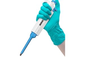 Soojook 100-1000ul Pipettatore Monocanale, Micropipetta da Laboratorio, Pipettatori Accurato con Puntali per Pipette