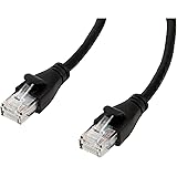 Amazon Basics Ethernet-Netzwerkkabel, RJ45, Cat6, 1.5 m, 1.000Mbit/s, kompatibel mit Personal Computer, Schwarz