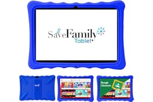 SAVEFAMILY RELOJES CON GPS SaveFamily Tablet Evolution 10". Tablette pour enfants avec connexion WIFI et DATA. Contrôle parental, contrôle du contenu, lutte contre l'intimidation, jeux, module Montessori. Certifiée par Google.