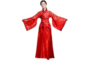 Meijunter Chinois Ancien Femmes Hanfu - Traditionnel Costume Élégant Rétro Tang Suit Scène Robe