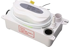 SHANRYA Air Conditioning Drain Pump, Automatic Work and Stop Switch Up to 100 L/h AC100‑240 V Condensate Drain Pump Quiet Operation for Office Space