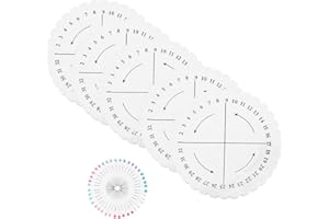 EXCEART Weaving Diy Craft Kumihimo Disks Set kumihimo disc kumihimo disk beading loom Round Beading Cord Weaving Disk Plate