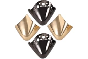 VALICLUD 2 Pares Protector De Dedos Zapatos De Metal Gorra Puntiaguda Zapatos Puntiagudos Reparación Decoración Gorro De Tacón Alto Puntera De Tacón Alto Consejo De Las Mujeres Accesorios