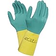 Ansell HNPAN-87-9009 Bi-Color Latex/Neoprene Gloves, 9"
