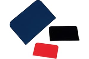 LOYKA Kit de mastic - Spatule de carrosserie - Spatule de lissage - Spatule en plastique - Fabriqué en Allemagne - Spreader en plastique réutilisable pour appliquer du mastic, des lasures, des joints et de