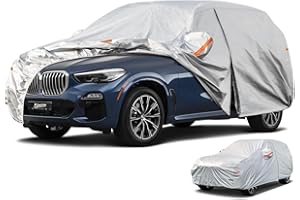 Kayme Funda Coche SUV, Compatibles conBMW X5 (2010-2024) Transpirable Anti-UV Antipolvo de 6 Capas, Cubierta para Coche con Cremallera y Forro de Algodón.(Entrega en 3-7 días)