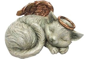 PACIFIC GIFTWARE Pacific Trading, Haustier-Gedenkurne, schlafende Katze, Gedenkstatue, 76,2 Kubikzoll