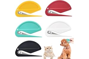 WACURRENTHYD 5Pcs Knotting Comb for Cats, Pet Knotting Comb De Knotting Comb for Dog Pet Hair Removal Tool Cat Dog Grooming Comb Knot Remover Cat Knotting Comb