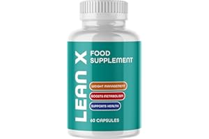 Lean X Weight Supplort Supplement – 60 Capsules – Metabolism Booster & Weight Management Support – Wellness Supplement for Men & Women – Supplement Heaven